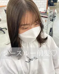 お悩み解決!汗や湿気にも負けない!♡前髪パーマ×前髪カット🤍🤍🤍