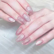 🩵🫧【チップ長さだし】マグネット・ミラー・　オーロラワンカラー