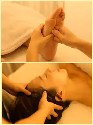 【足ツボ&ヘッド】　欲張り贅沢！末端集中ケアコース　60分6600円