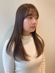 透明感ワンカラー+トリートメント付