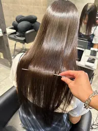 【★世界初ケア・水素美髪形成】カット+毛髪形成水素ストレート/