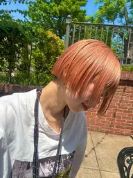 【🍊オレンジカラー🍊】ケアブリーチ➕オンカラー