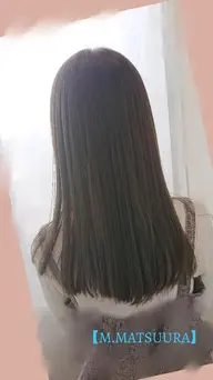 水素 tr付き縮毛矯正＊（ストレートパーマ）（カット無し）スーパーロングのみ+2200円