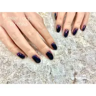 ワンカラー グラデーション ムラ塗り 2色色変えOK《オフ込み》ミラーネイル追加(1本+¥150)