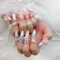 💜《チップ長さだし》持込デザイン150分パーツつけ放題(再来+1000円)