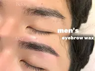 メンズ👦🏻アイブロウWAX(間引き)