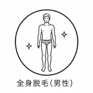 ■ メンズ｜全身脱毛（顔+VIOなし）
