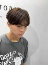 【メンズ限定】 似合わせカット+ナチュラルストレート+ダメージレストリートメント
