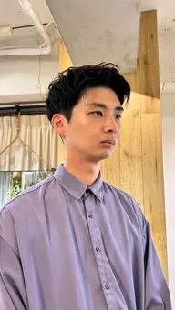 men'sカット+似合わせ眉カット