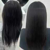 𝜗𝜚クオライン縮毛矯正+3stepトリートメント