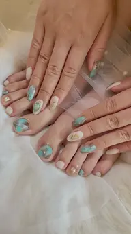 フットネイル親指デザイン✨