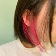 さりげないお洒落でなりたい自分に◎///♪イヤリングカラー♪(部分ケアブリーチ＋フル艶カラー)＋うる艶トリートメント