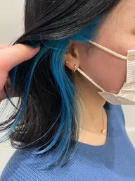 【🍒】全体カラー+イヤリングカラー+トリートメント