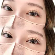 【初回オフ無料】韓国風🤍束感エクステ〈フラットラッシュ100本〉