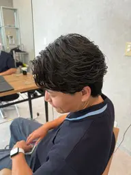 1日3名様限定🔥 メンズカット+フェザーパーマ