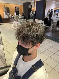 カット＋メンズツイストパーマ（特殊パーマ）＋トリートメント⚔️