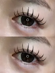 flat lash 付け放題【他店オフ無料、アイシャンプー、仕上げコーティング付】