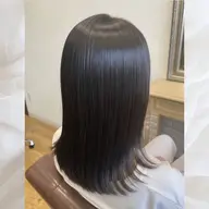 艶ストレートパーマ 🤍☽︎‪︎.*