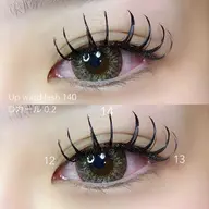 【アップワードラッシュ140本】薬剤なしで立上自まつ毛にエクステを装着※LEDエクステ＋1100円※オフ、コーティング込