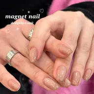 【ミニモ限定クーポン⭐︎】オフ/ケア込みマグネットorミラーorカラーグラデーションネイル♪ベースカラー¥330で追加可