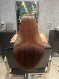 ワンカラー仕上げはストレートのみになります