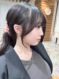 【🌟小顔にしたい方に🌟】小顔前髪、顔まわりカット✨