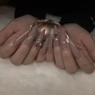 ✨ロングネイル✨【長さ出し10本】ワンカラー(オフなし)