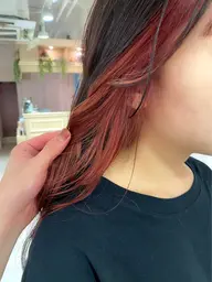 ［新春🌸人気メニュー🌸］ダメージレスインナーカラー🩷➕骨格診断🫧似合わせカット💖➕透明感うる艶フルカラー🌸