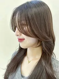 前髪&顔まわりカット＋巻き髪スタイリング♡