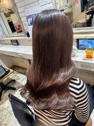 髪に優しく柔らかい質感に✨透明感ダメージレスカラー🌱