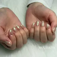 【新規】フィルインオフ無料【定額ネイル】ちゅるちゅる♪オーロラネイル★