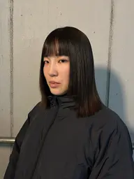 縮毛矯正 〜鎖骨までのレングス 全体
