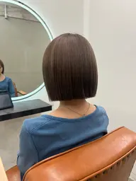 【朝ラク命の方へ🪞✨】 似合わせカット＋地毛風ストレート＋補修トリートメント