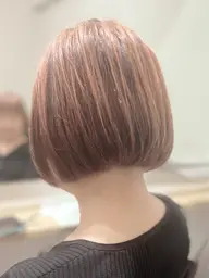 【白髪も頭皮も刺激ゼロ】酸性ヘアマニキュア+骨格補正カット+高濃度TR｜ツヤと手触りが変わります。白髪を活かしたい方向け