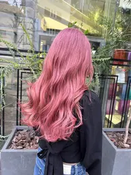 🖤🩷bleachあり暖色W color🩷🖤