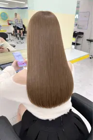 ✨ブリーチ毛OK✨髪質改善ダメージレス縮毛矯正＋カット＋高補修TR ¥10980