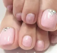 【オフ有・フットバス付】ワンカラーorマグネットフットネイル🎀¥7900