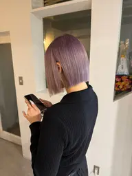 ✨ケアブリーチ使用✨カット+ダブルカラー+トリートメント🔥🔥