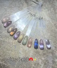 マグネットネイル【ストーン、アート追加なし】❤️‍🔥￥5080／マグネット＋アート2本❤️‍🔥→¥5980