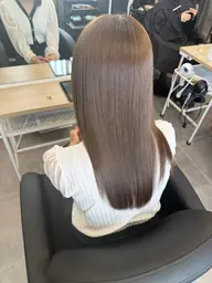 【🐳梅雨時期限定クーポン🪼】カット＋カラー+酸性ストレート+トリートメント🌂