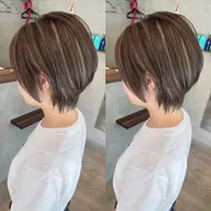 【✨ショート限定✨】ハイライトローライトプラチナカラー✨