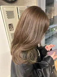 💛【平日/練習モデル限定】🥯ベージュカラー(明るさ調節)/ミルボントリートメント