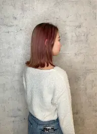 ワンカラー＋髪質に合わせた超音波トリートメント