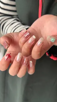 オフあり⭐️持ち込みデザインアート最大10本🌈 ［フィルイン/パラジェル/長さ出し事前のご相談で可能◎］