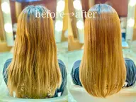 ブリーチ縮毛矯正(カット込み)