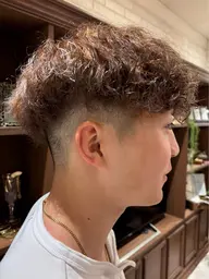 カット+パーマ(男性限定)