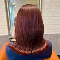 🌈【春に大人気🌸】🌈ブリーチ無し高発色暖色系カラー➕内部補修3stepトリートメント