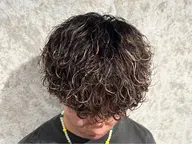 メンズカット＋パーマ＋メッシュ