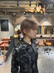 ダブルカラー+カット+艶トリートメント