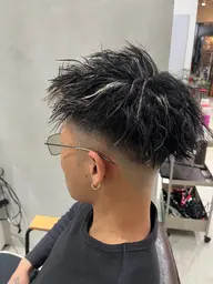 メンズカットパーマ